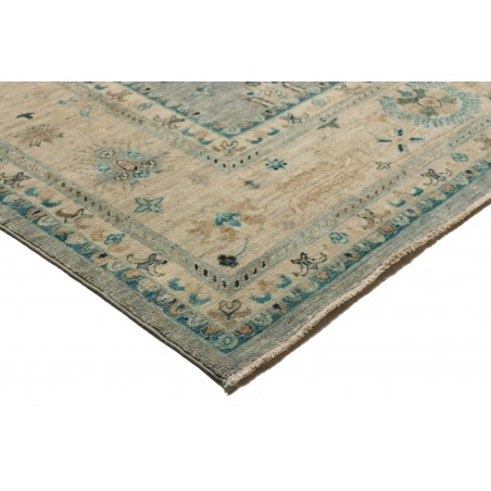Tappeto Malka Pakistan azzurro grigio 243x311