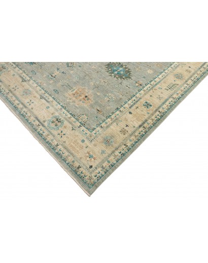 Tappeto Malka Pakistan azzurro grigio 243x311