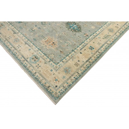 Tappeto Malka Pakistan azzurro grigio 243x311