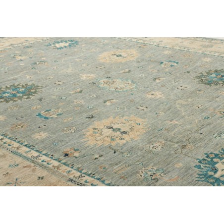 Tappeto Malka Pakistan azzurro grigio 243x311