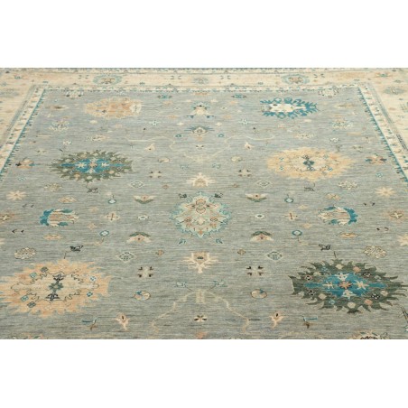 Tappeto Malka Pakistan azzurro grigio 243x311