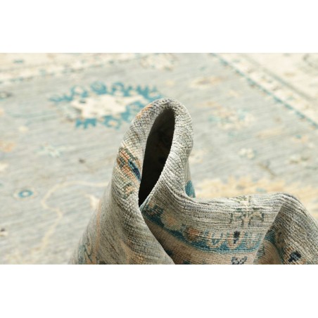 Tappeto Malka Pakistan azzurro grigio 243x311