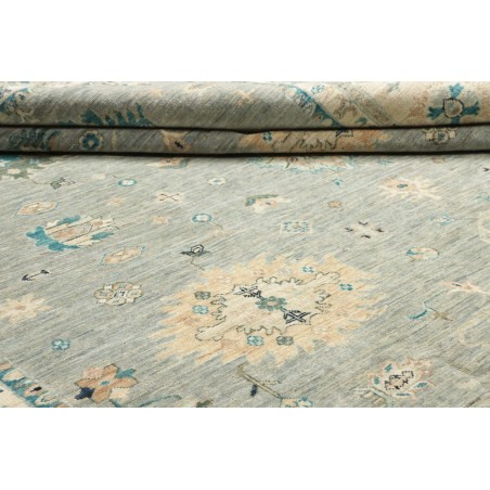 Tappeto Malka Pakistan azzurro grigio 243x311