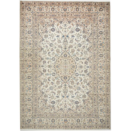Tappeto Kashan Persia beige bianco 240x340