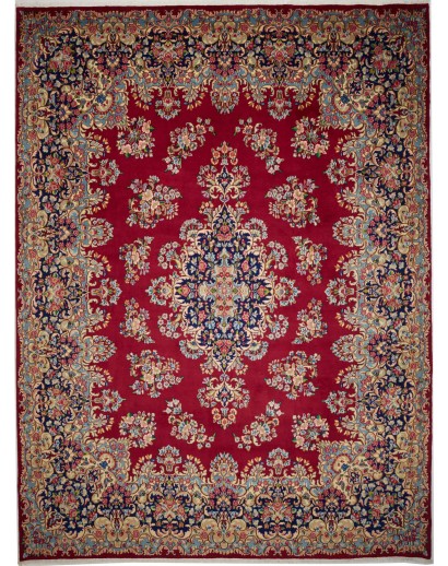 Tappeto Kerman Persia marrone bianco 306x407