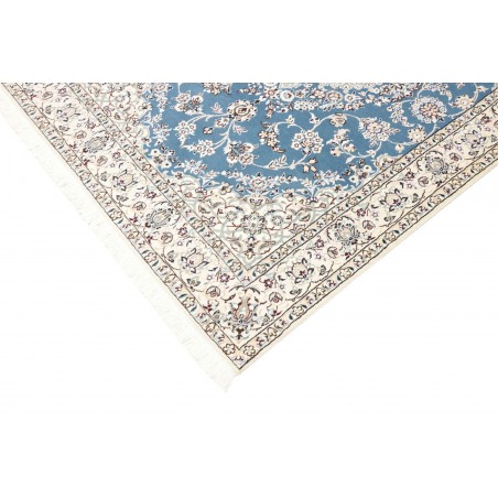 Tappeto Nain 9La Persia bianco blu 132x205
