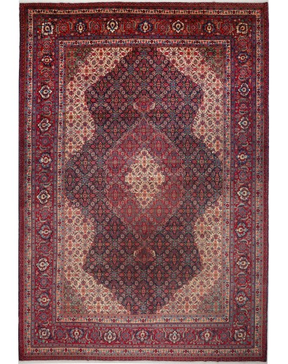 Tappeto Sarough Persia marrone bianco 279x398