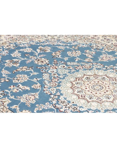 Tappeto Nain 9La Persia bianco blu 132x205