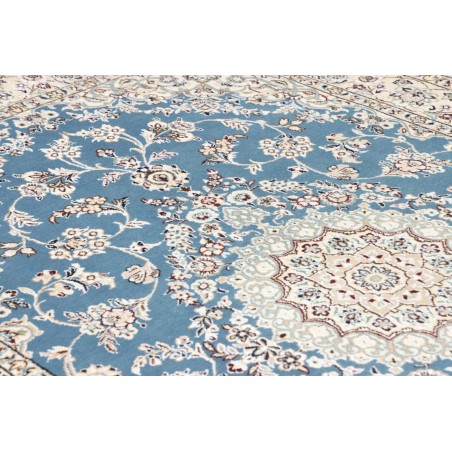 Tappeto Nain 9La Persia bianco blu 132x205