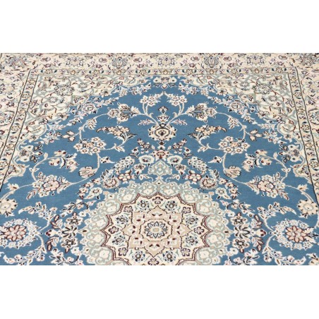 Tappeto Nain 9La Persia bianco blu 132x205