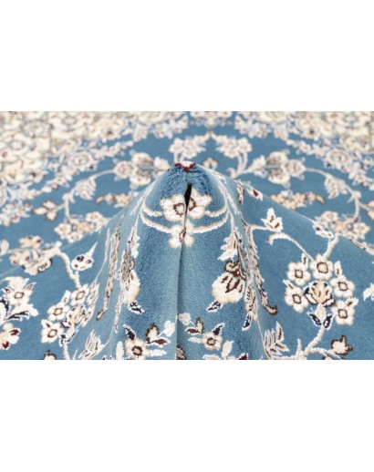 Tappeto Nain 9La Persia bianco blu 132x205