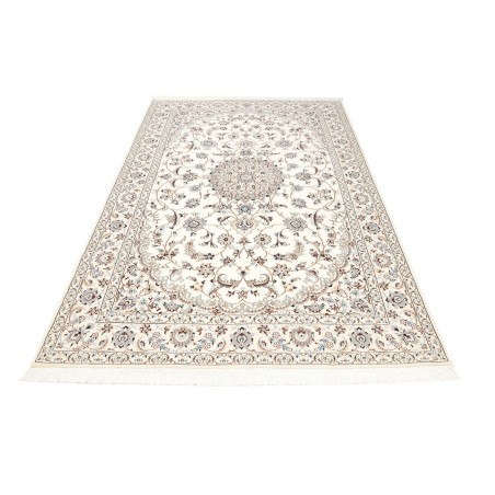 Tappeto Nain 9La Persia bianco beige 168x272