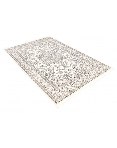 Tappeto Nain 9La Persia bianco verde 145x222