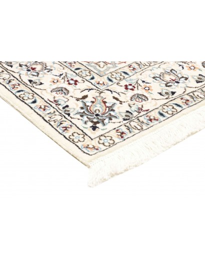 Tappeto Nain 9La Persia bianco blu 130x206