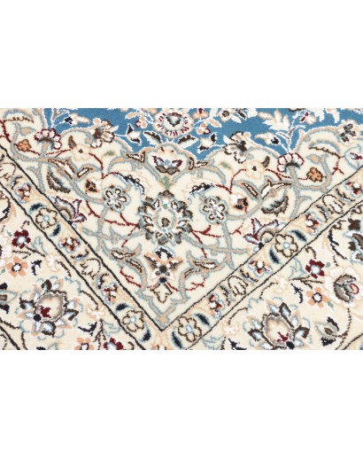 Tappeto Nain 9La Persia bianco blu 130x206