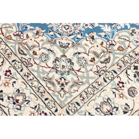 Tappeto Nain 9La Persia bianco blu 130x206