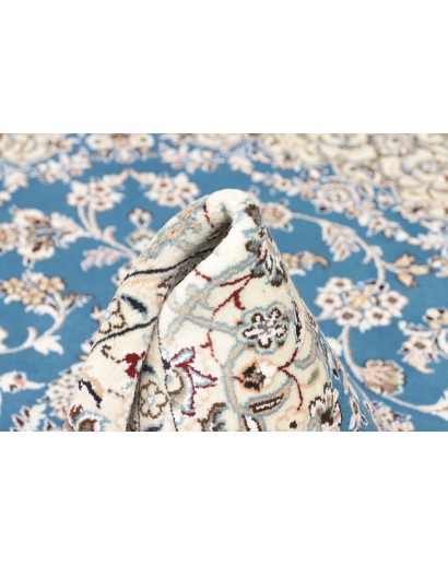 Tappeto Nain 9La Persia bianco blu 130x206