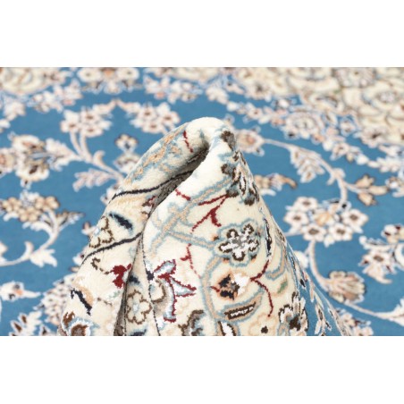 Tappeto Nain 9La Persia bianco blu 130x206