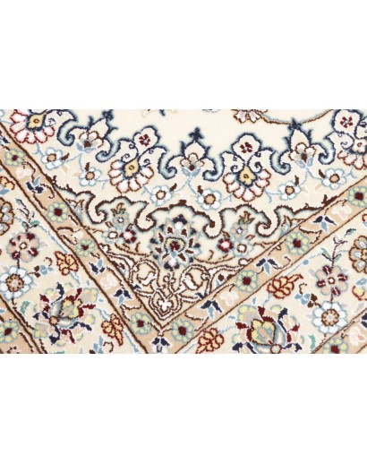 Tappeto Nain 9La Persia beige azzurro 138x204
