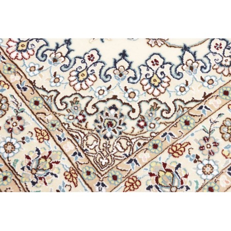 Tappeto Nain 9La Persia beige azzurro 138x204