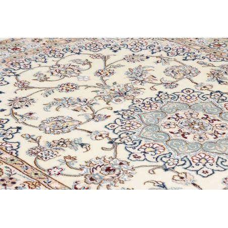 Tappeto Nain 9La Persia beige azzurro 138x204