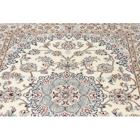 Tappeto Nain 9La Persia beige azzurro 138x204