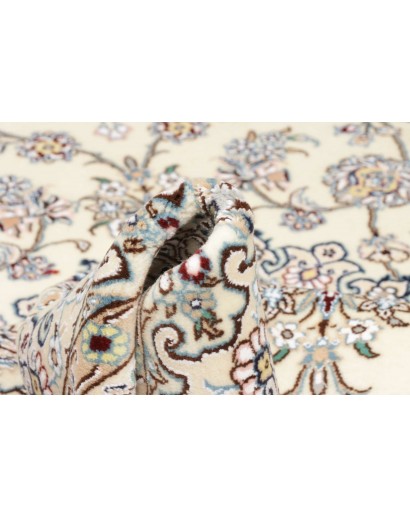 Tappeto Nain 9La Persia beige azzurro 138x204