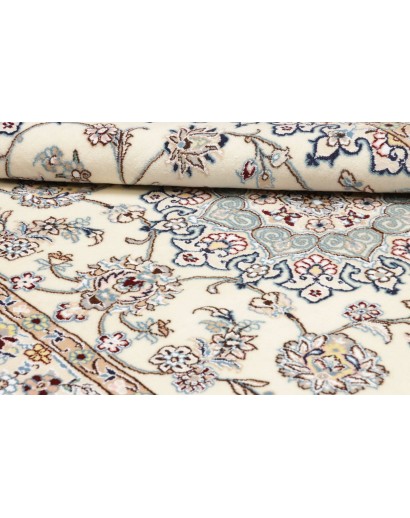 Tappeto Nain 9La Persia beige azzurro 138x204