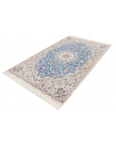 Tappeto Nain 9La Persia bianco blu 148x243