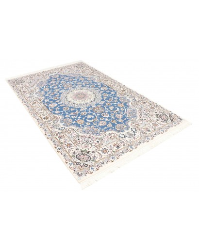 Tappeto Nain 9La Persia bianco blu 148x243