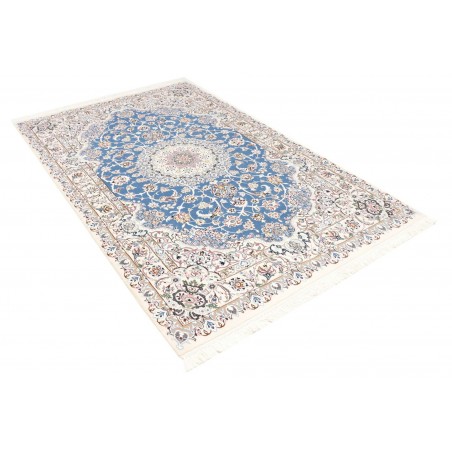 Tappeto Nain 9La Persia bianco blu 148x243