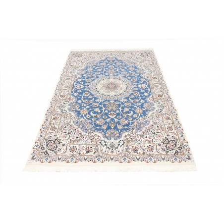 Tappeto Nain 9La Persia bianco blu 148x243