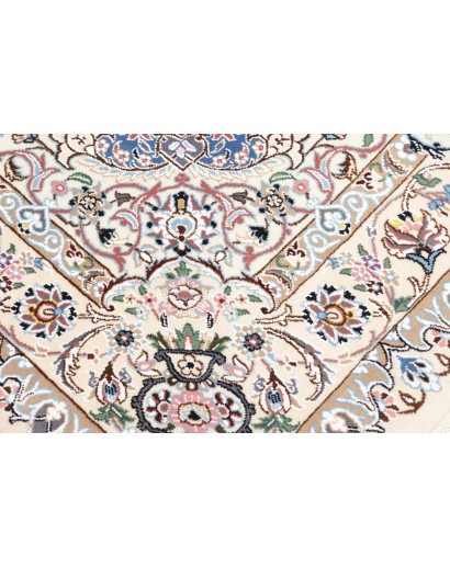 Tappeto Nain 9La Persia bianco blu 148x243