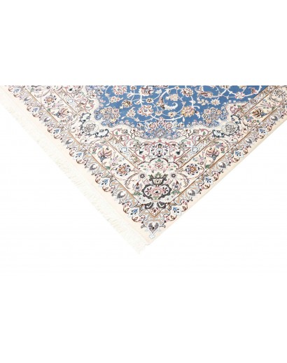 Tappeto Nain 9La Persia bianco blu 148x243