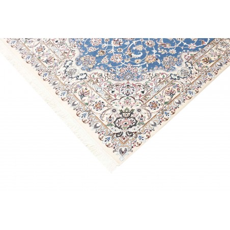 Tappeto Nain 9La Persia bianco blu 148x243