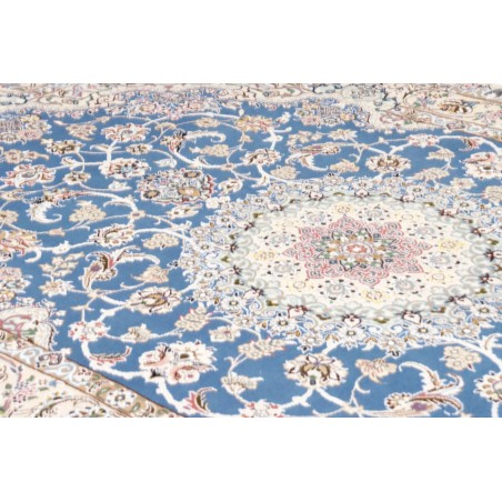 Tappeto Nain 9La Persia bianco blu 148x243