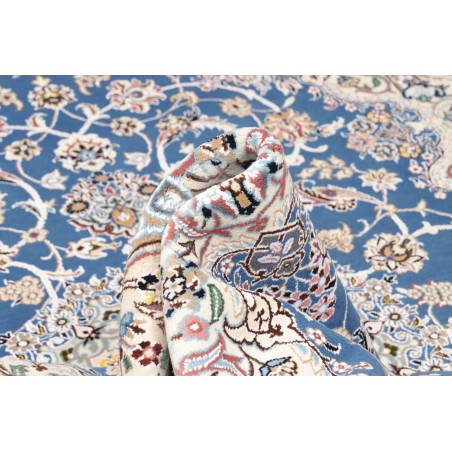 Tappeto Nain 9La Persia bianco blu 148x243