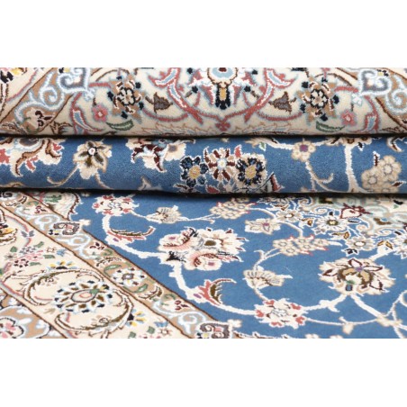 Tappeto Nain 9La Persia bianco blu 148x243