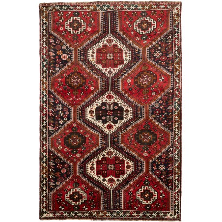 Tappeto Shiraz Persia grigio giallo 175x267