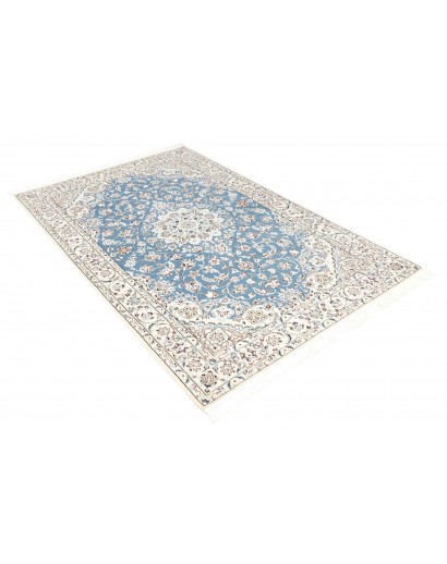 Tappeto Nain 9La Persia bianco grigio 140x220