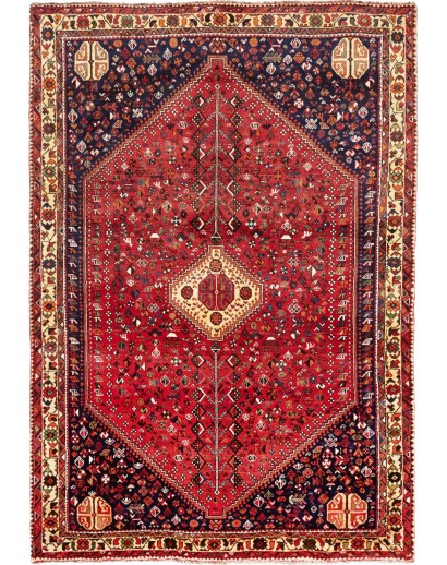 Tappeto Shiraz Persia marrone giallo 179x257
