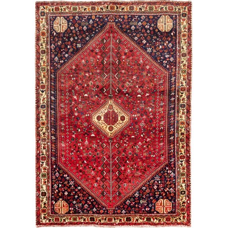 Tappeto Shiraz Persia marrone giallo 179x257