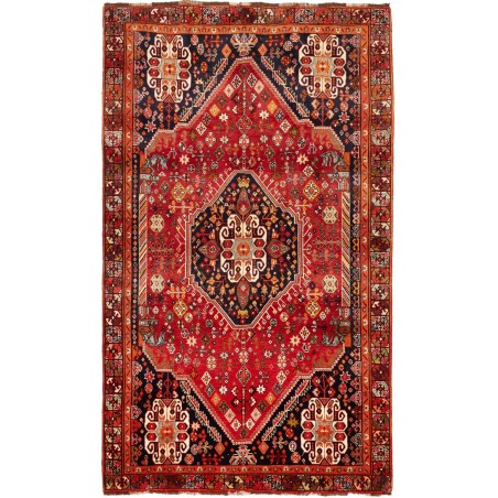 Tappeto Shiraz Fine Persia marrone giallo 158x263