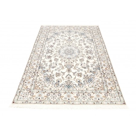 Tappeto Nain 9La Persia bianco grigio 128x202
