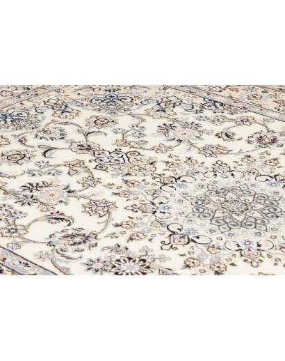 Tappeto Nain 9La Persia bianco grigio 128x202