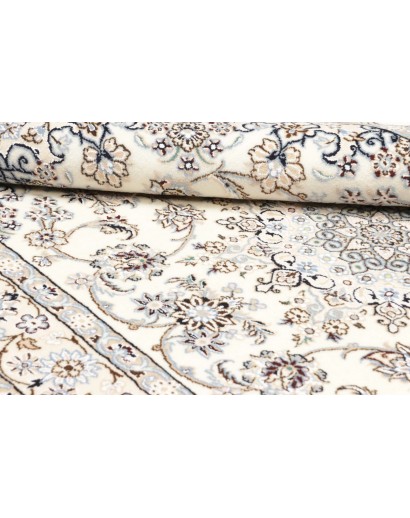 Tappeto Nain 9La Persia bianco grigio 128x202
