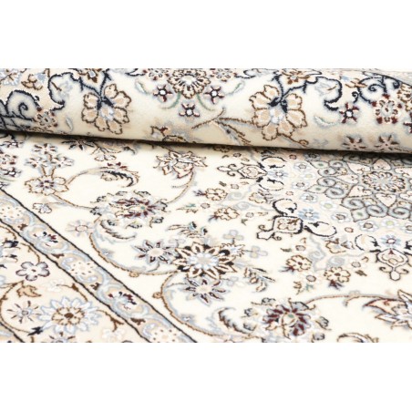 Tappeto Nain 9La Persia bianco grigio 128x202