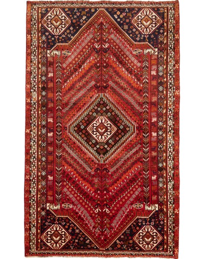 Tappeto Shiraz Persia marrone giallo 180x295