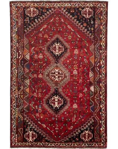 Tappeto Shiraz Persia marrone giallo 172x260