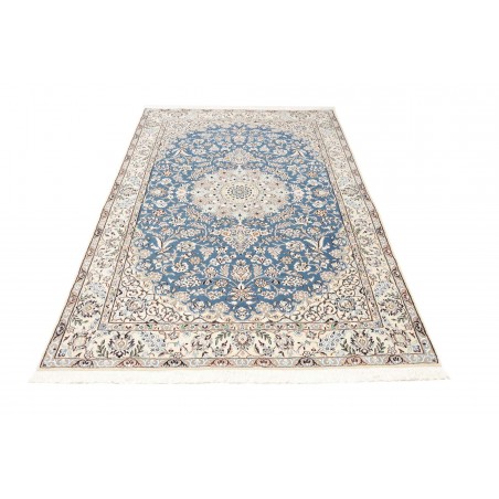 Tappeto Nain 9La Persia bianco azzurro 158x255